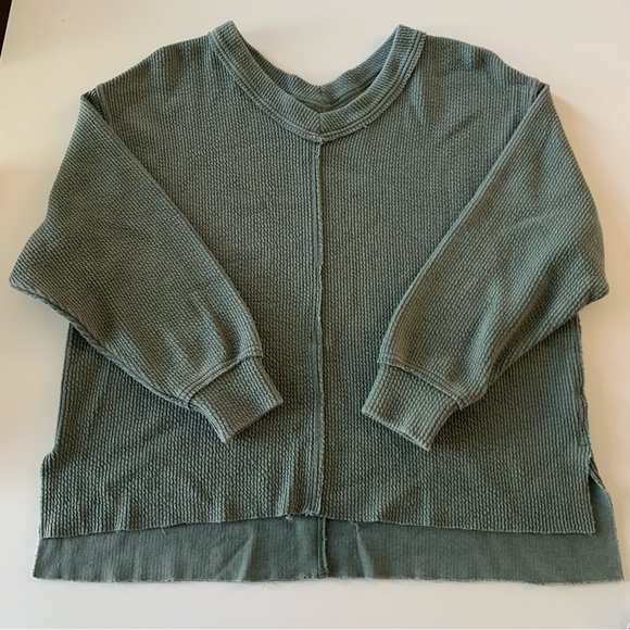 Aerie Wonder Texture V-Neck sweater - Picture 4 of 8